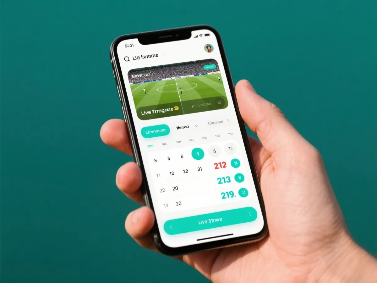 手机观看直播示意图