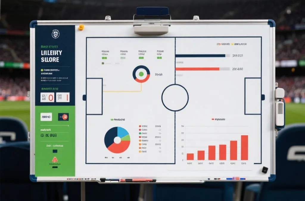 数据与战术板结合的视觉化展示