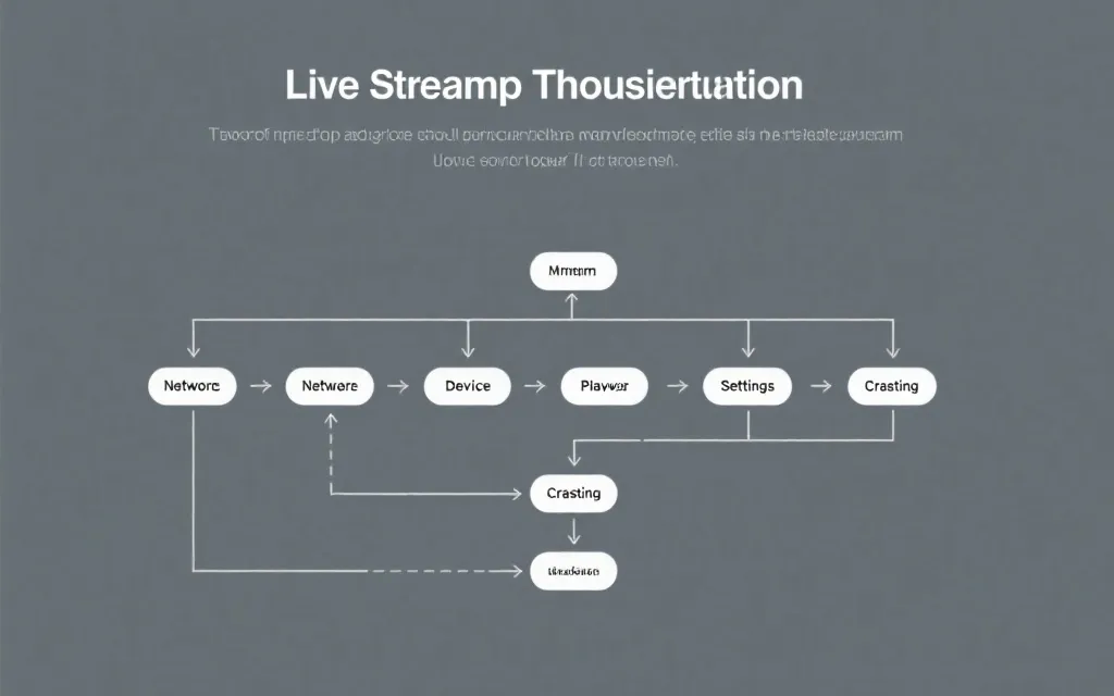世界杯直播排障流程图：从网络到设备到播放器设置的分步检查